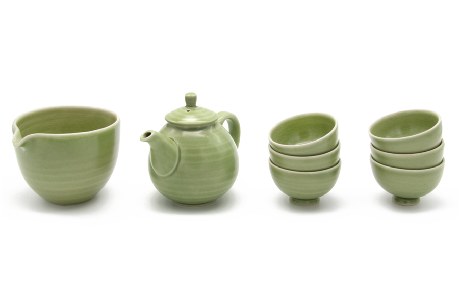 Vietnamese Tea Set – Pandan Green